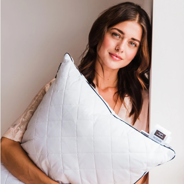 Фото - Подушка стандартная MirSon бамбуковая Royal Pear 0414 средняя 60х60 см (2200000041500)