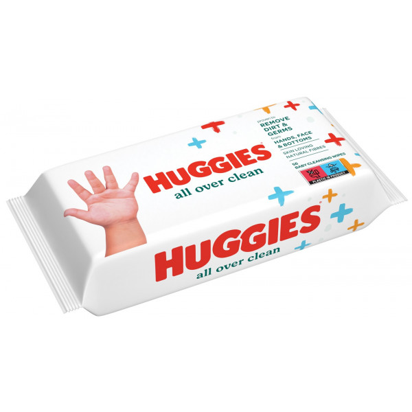 Фото - Салфетки влажные для детей Huggies All Over Clean, 56 шт.