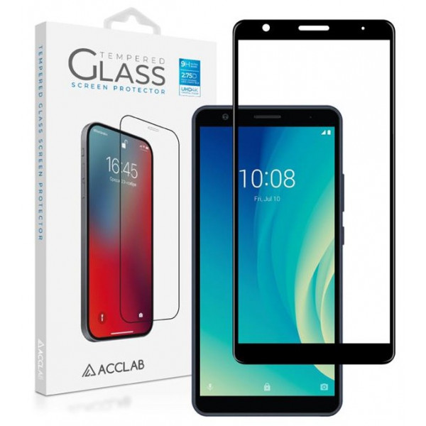 Фото - Защитное стекло для смартфона ACCLAB Full Glue for ZTE Blade L210 Black (1283126508943)