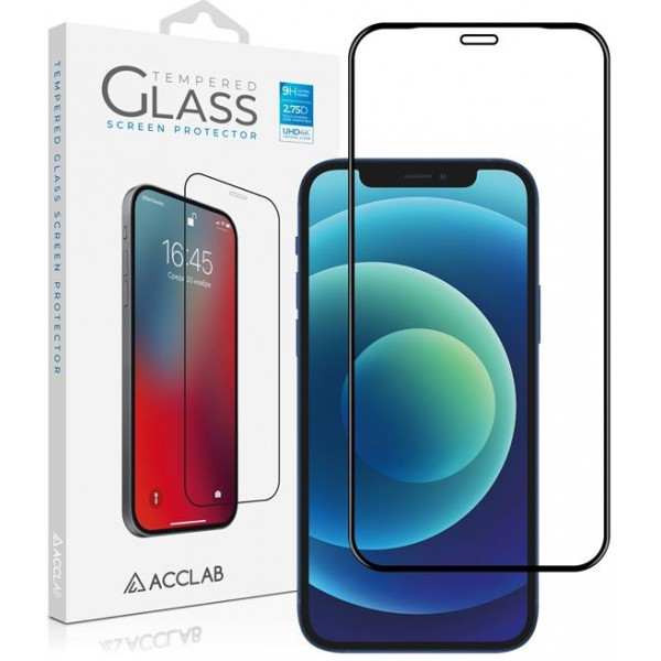 Фото - Защитное стекло для смартфона ACCLAB Full Glue for Apple iPhone 12 Mini Black (1283126508226)