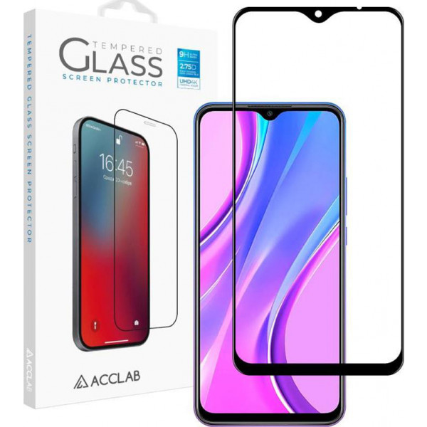 Фото - Защитное стекло для смартфона ACCLAB Full Glue for Xiaomi Redmi 9 Black (1283126508813)