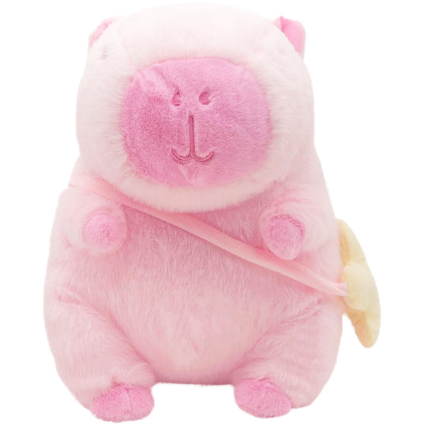 Фото - Мягкая игрушка Fyyvalur Пани-Капибара с сумочкой серия Друзья капибары (99068)