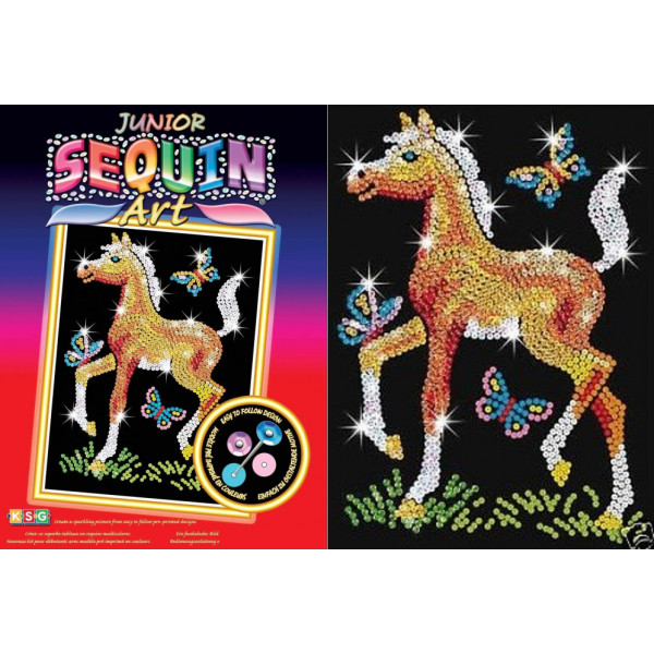 Фото - Набор для творчества из пайеток Sequin Art Лошадка Фрея Red (SA0905)