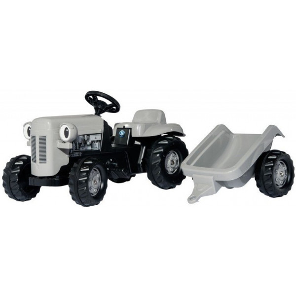 Фото - Толокар Rolly Toys Трактор с прицепом rollyKid-X Little Grey Fergie Серый (014941)