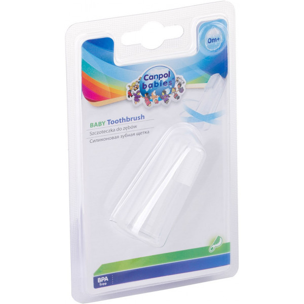 Фото - Зубная щетка мануальная детская Canpol babies Силиконовая (9/117)