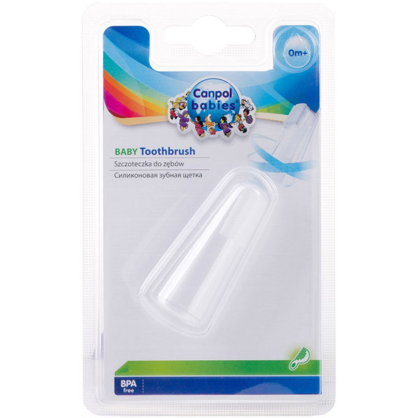 Фото - Зубная щетка мануальная детская Canpol babies Силиконовая (9/117)