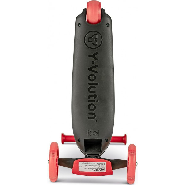 Фото - Трёхколёсный самокат YVolution YGlider Kiwi Красный (Y101258)