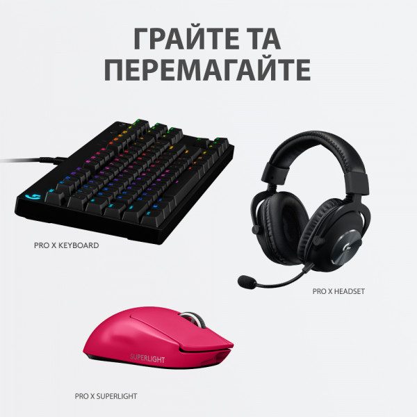 Фото - Мышь беспроводная игровая Logitech G Pro X Superlight Magenta (910-005956)