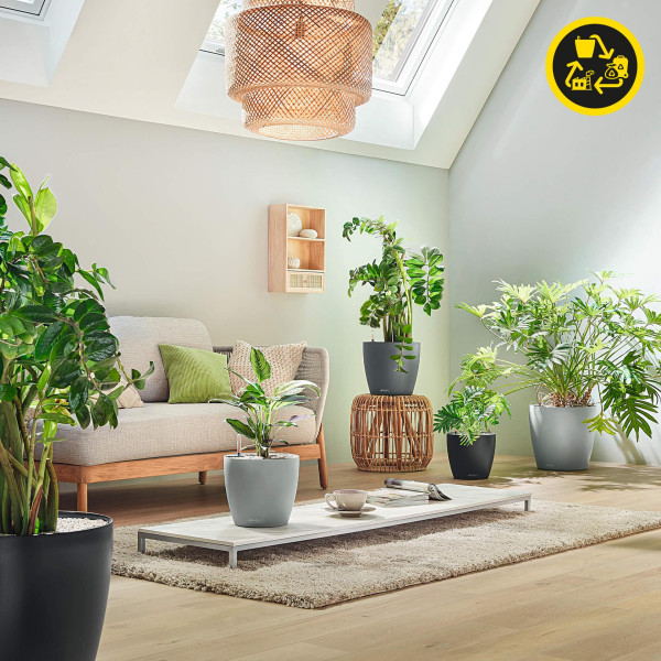 Фото - Вазон Lechuza CLASSICO Color ECO 28 темно-серый 18925