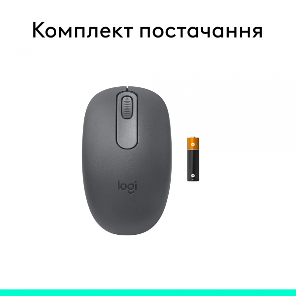 Фото - Мышь беспроводная Logitech M196 Bluetooth Mouse Graphite (910-007459)