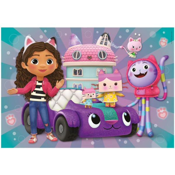 Фото - Пазлы (3-4 года) Clementoni 2в1 Gabby`s Dollhouse 2 по 20 эл. (24802)