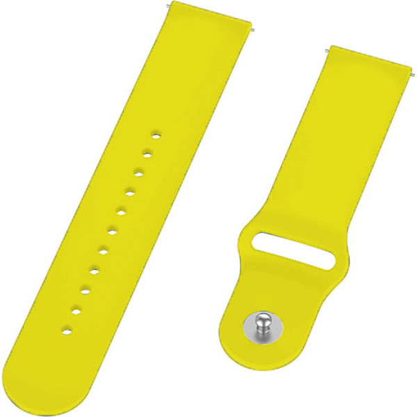 Фото - Ремешок для смарт-часов BeCover for Xiaomi Amazfit Bip/Bip Lite/Bip S Lite/GTR 42mm/GTS/TicWatch S2/TicWatch E Yellow (706201)