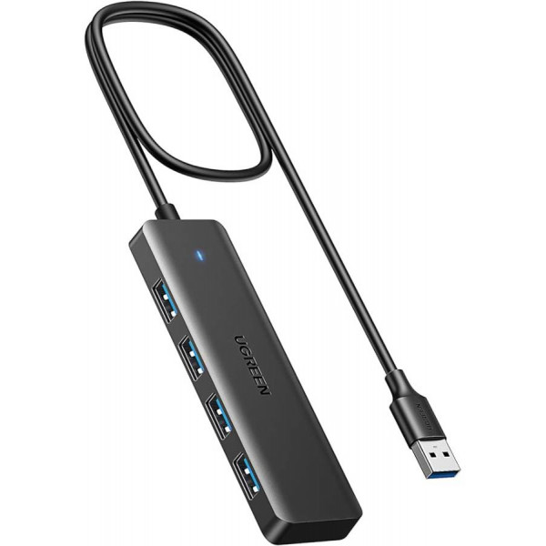 Фото - Хаб USB UGREEN USB 3.0 4хUSB 3.0 Hub 1m Space Gray CM219 (35574) Фото - Хаб USB UGREEN USB 3.0 4хUSB 3.0 Hub 1m Space Gray CM219 (35574)