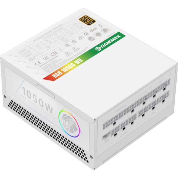 Фото - Блок питания для ПК Gamemax RGB 1050G WH