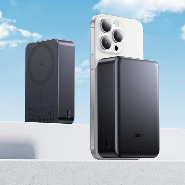 Фото - Батарея мобильная HOCO J160B Original PD20W Magnetic 20000 mAh Metal Gray (714785)