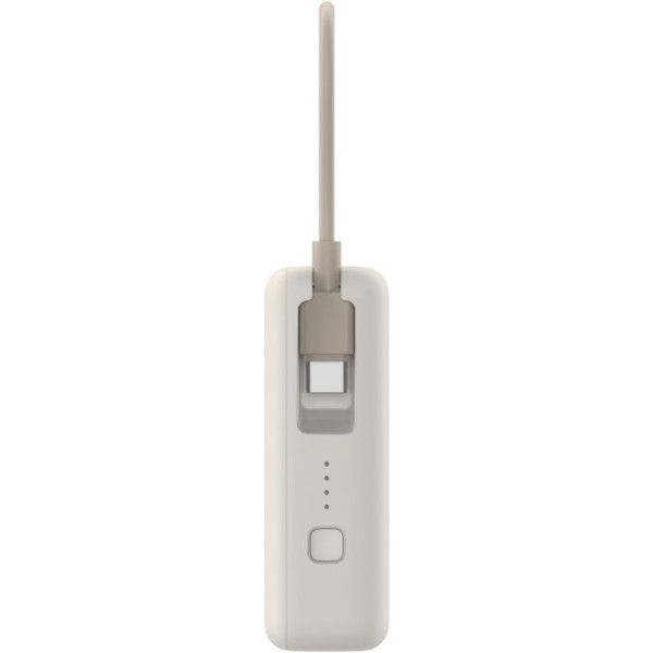Фото - Батарея мобильная Xiaomi 10000mAh 33W Integrated Cable Beige (BHR9333GL)