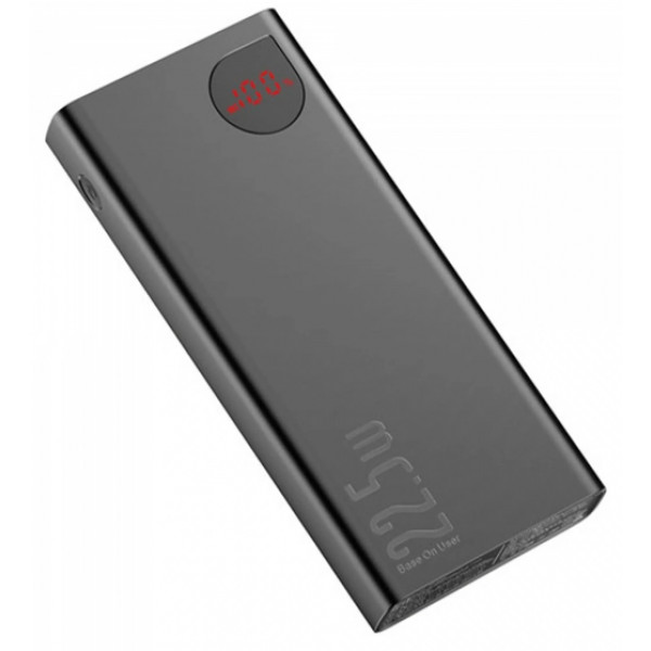 Фото - Батарея мобильная Baseus Adaman Metal Digital Display Quick Charge 20000mAh 22.5W (PPAD070101) Фото - Батарея мобильная Baseus Adaman Metal Digital Display Quick Charge 20000mAh 22.5W (PPAD070101)