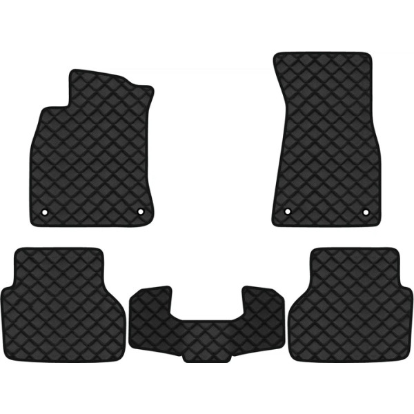 Фото - Коврики из экокожи в салон авто EVAtech ECO для A6 (C8) Hybrid Audi 2018 5 поколение Combi EU AU44464CB5AV4BBB