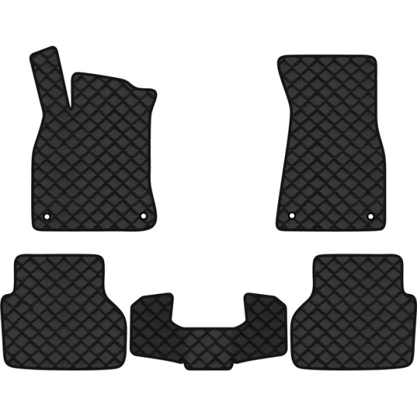 Фото - Коврики из экокожи в салон авто EVAtech ECO для A6 (C8) Hybrid Audi 2018 5 поколение Combi EU AU44464C5AV4BBB