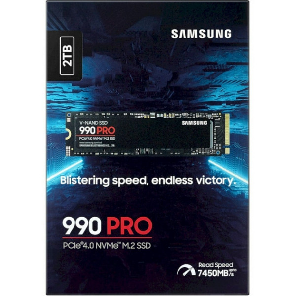 Фото - SSD-накопитель внутренний Samsung 990 Pro 2TB M.2 PCIe 4.0x4 (MZ-V9P2T0BW)