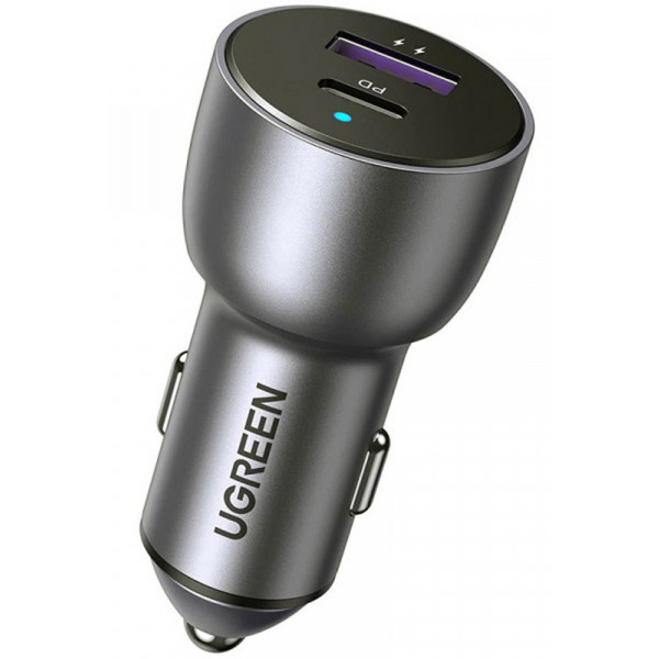 Фото - Автомобильное зарядное устройство UGREEN QC 3.0+QC 3.0 Dual USB-A 36W CD213 (60980)