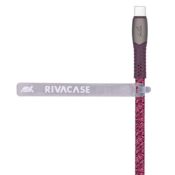 Фото - Кабель синхронизации данных RIVACASE USB 2.0 Type-C/Type-C (PS6105 RD12)