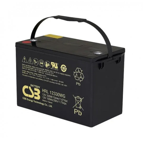 Фото - Аккумулятор для ИБП CSB HRL12330W