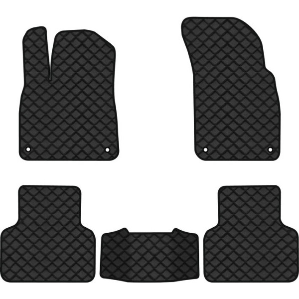 Фото - Коврики из экокожи в салон авто EVAtech ECO для Q8 Audi 2018 1 поколение SUV EU AU1571CVB5AV4BBB