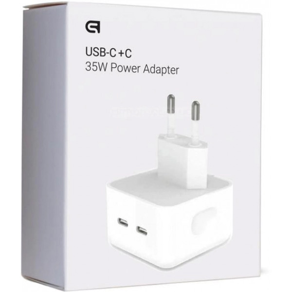 Фото - Сетевое зарядное устройство Armorstandart AMNWM3A 35W Dual USB-C Port Compact Power Adapter (ARM62264)