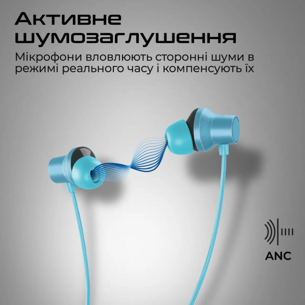 Фото - Наушники вкладыши беспроводные Promate Velcon.Blue