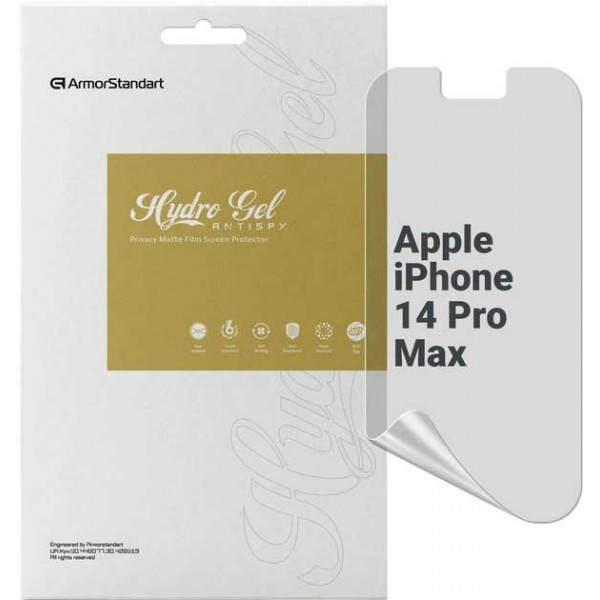 Фото - Защитная пленка для смартфона Armorstandart Anti-spy for Apple iPhone 14 Pro Max (ARM63995)