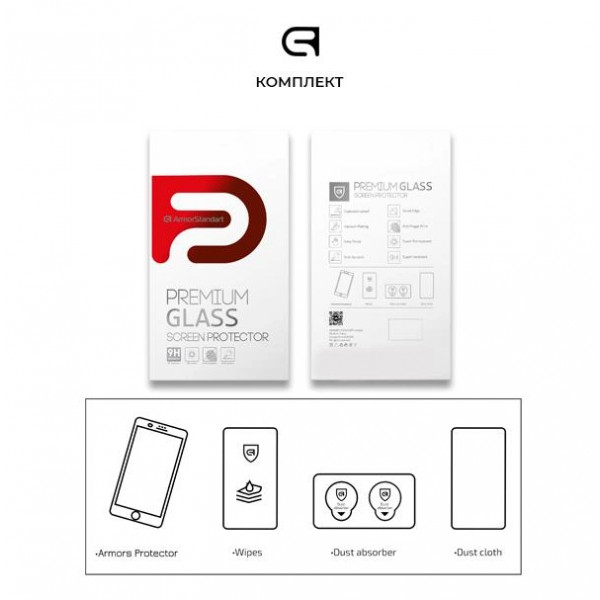 Фото - Защитное стекло для смартфона Armorstandart Full Glue HD for TECNO POP 4 Pro (BC3) Black (ARM65104)