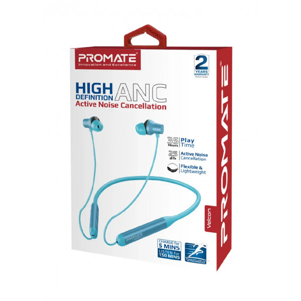 Фото - Наушники вкладыши беспроводные Promate Velcon.Blue