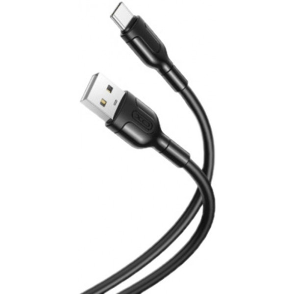 Фото - Кабель синхронизации данных XO Type-C 2.1A 1m Black (XO-NB212c-BK)