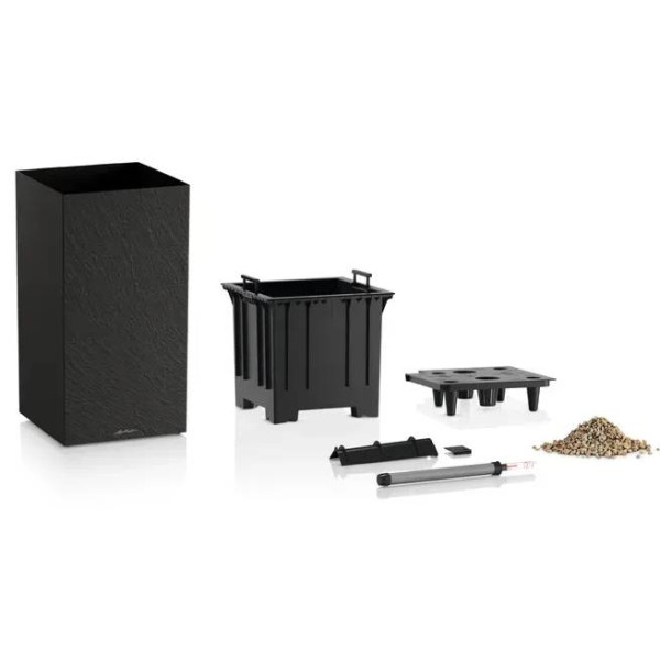 Фото - Вазон Lechuza Canto Slatestone  High 40 темно-серый 15956