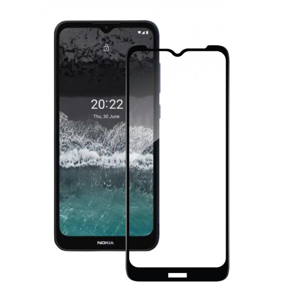 Фото - Защитное стекло для смартфона ACCLAB Full Glue for Nokia C21 Black (1283126552564)