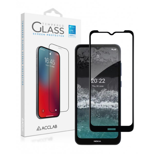 Фото - Защитное стекло для смартфона ACCLAB Full Glue for Nokia C21 Black (1283126552564)