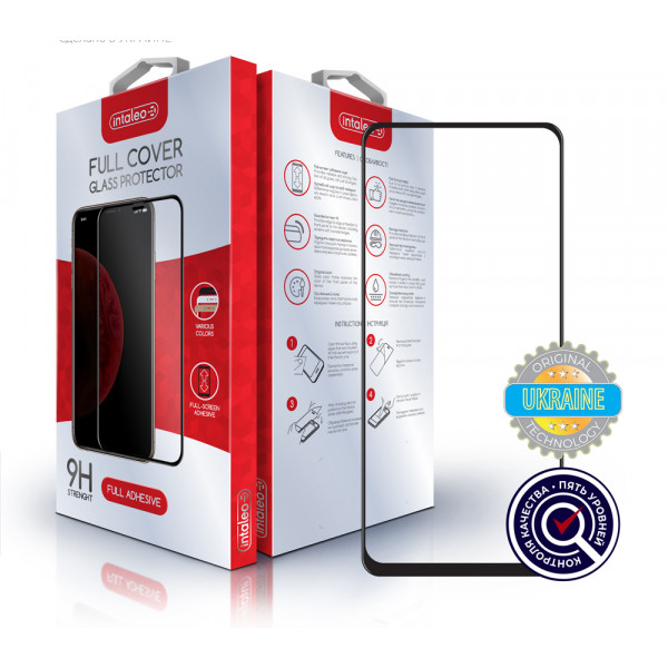 Фото - Защитное стекло для смартфона Intaleo Full Glue for Xiaomi Redmi Note 9T (1283126510458)