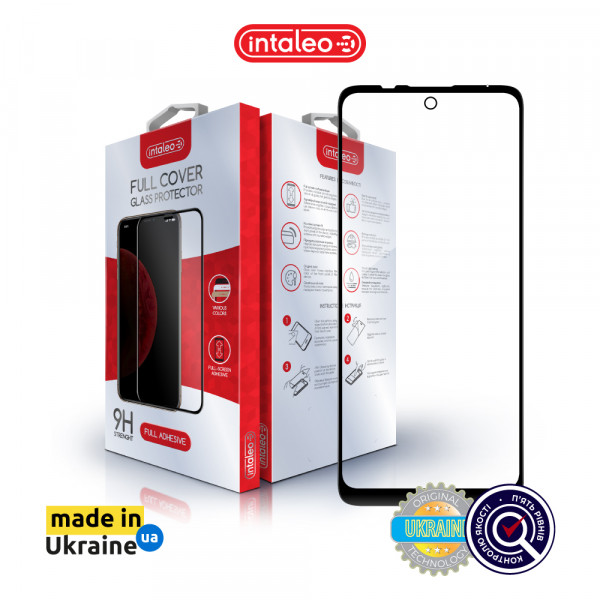 Фото - Защитное стекло для смартфона Intaleo Full Glue for Moto E30/E40 Black (1283126545818)