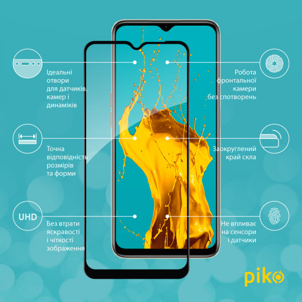 Фото - Защитное стекло для смартфона Piko Full Glue for Realme 10 5G Black (1283126551550)