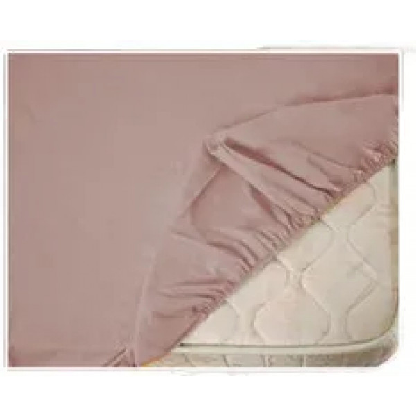 Фото - Простынь полуторная Ярослав на резинке бязь 200х160х20 диз.01 (бежево-сливовый) (38165)