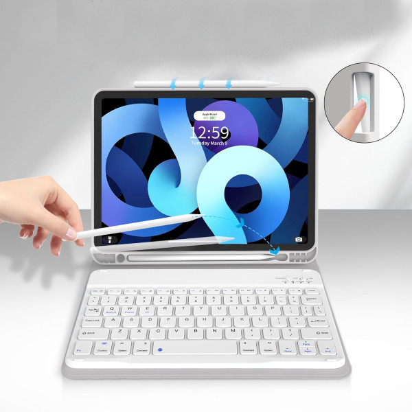 Фото - Чехол-клавиатура для планшета BeCover с беспроводной клавиатурой for Apple iPad Air 11'' (M2)/iPad Air 11'' (M3) Gray (711396)