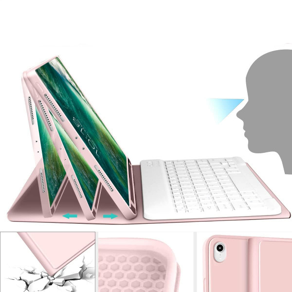 Фото - Чехол-клавиатура для планшета BeCover с беспроводной клавиатурой for Apple iPad Air 11'' (M2)/iPad Air 11'' (M3) Pink (711398)