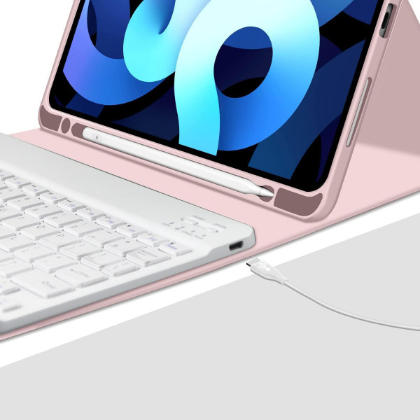 Фото - Чехол-клавиатура для планшета BeCover с беспроводной клавиатурой for Apple iPad Air 11'' (M2)/iPad Air 11'' (M3) Pink (711398)
