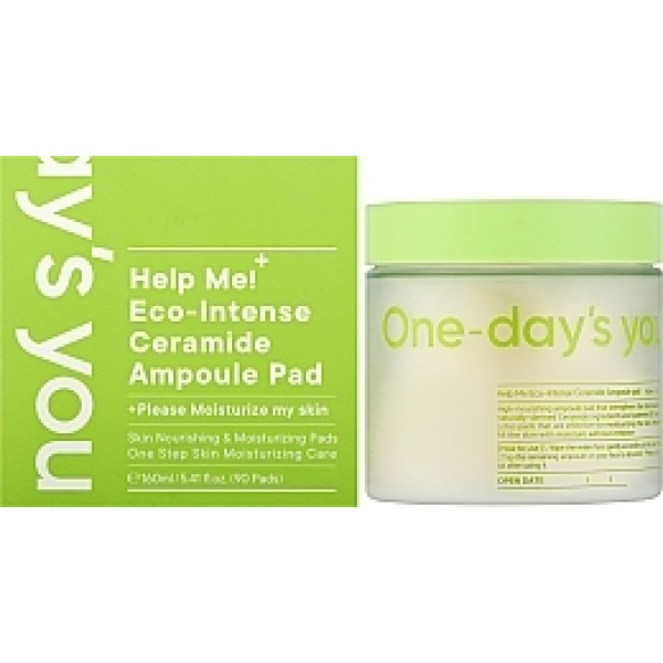 Фото - Тонер для лица One-Day's You HELP ME ECO-INTENSE CERAMIDE AMPOULE PAD 160 мл (90pads) (Sample) (8809452672047)