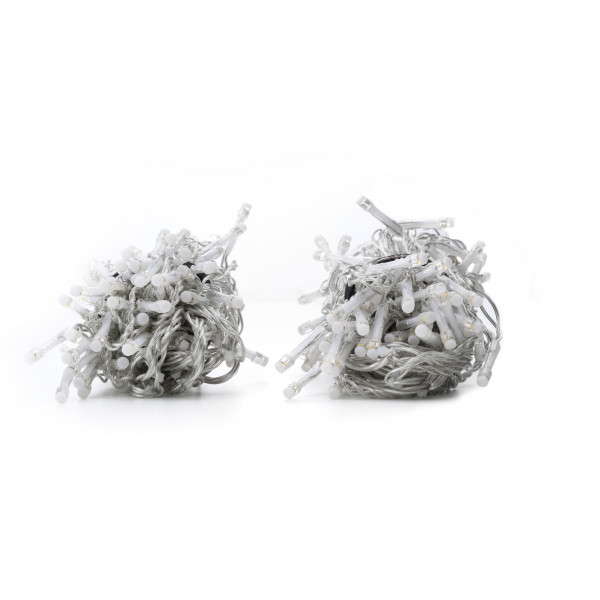 Фото - Гирлянда-штора Twinkly Smart LED Curtain,Wall RGBW 210, BT+WiFi, Gen II, IP44, прозрачный (TWW210SPP-TEU)