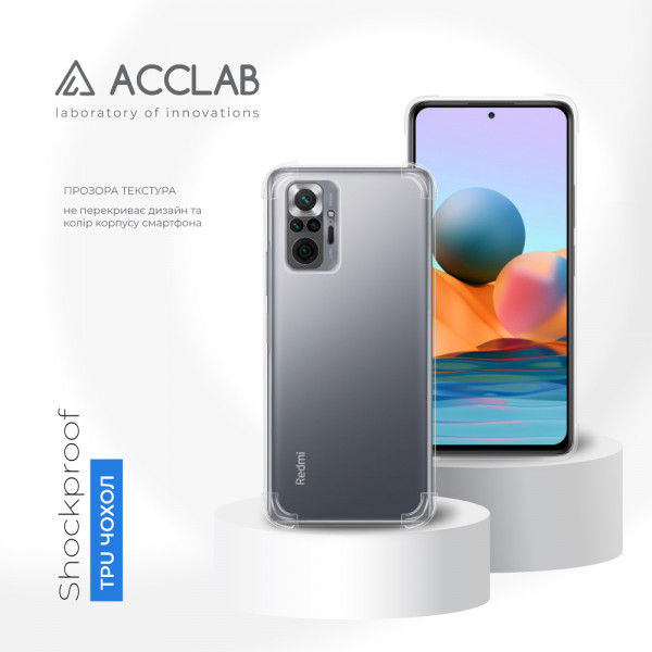 Фото - Чехол для смартфона ACCLAB Shockproof for Xiaomi Redmi Note 10 Pro (1283126554148)