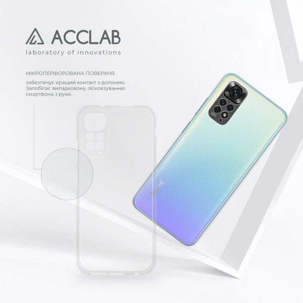 Фото - Чехол для смартфона ACCLAB Anti Dust for Xiaomi Redmi Note 11 (1283126553585)