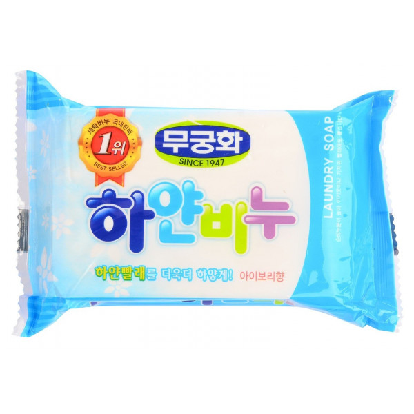 Фото - Мыло хозяйственное Mukungwha д/светлой одежды 230г