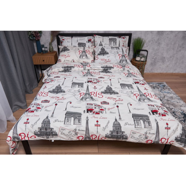 Фото - Комплект постельного белья Moon&Star Бязь Gold Люкс Paris 160х220 (MS-820002077)